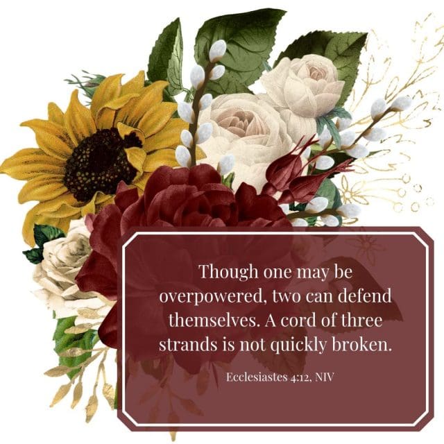 Ecclesiastes 4:12 NIV