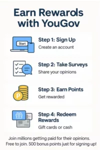 Earn rewards with YouGov