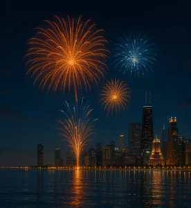 Free Navy Pier Fireworks